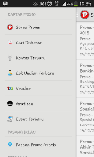 Daftar Promo Terbaru