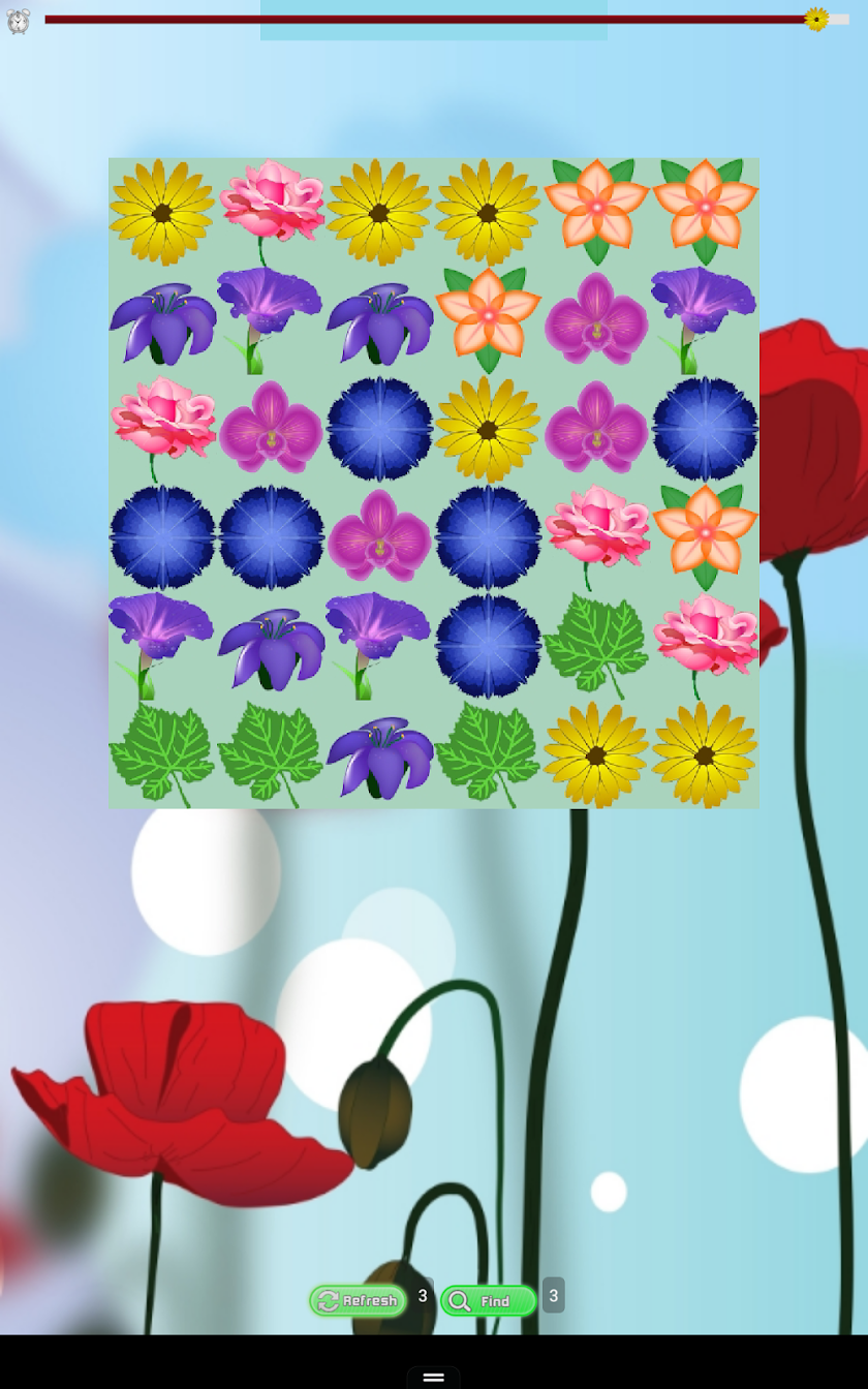 Flowers Match No Ads Screen 2