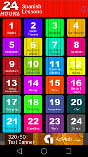In 24 Hours Learn Spanish Screenshots 0