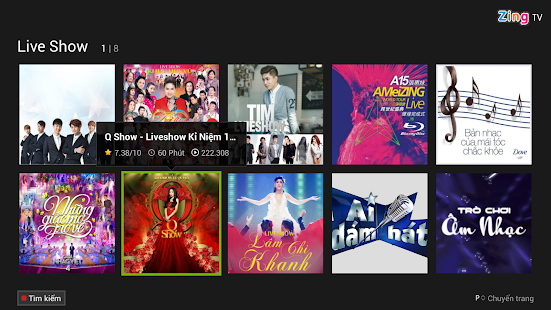 Download Zing TV for Android TV APK