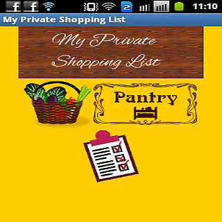 My Private Shopping List