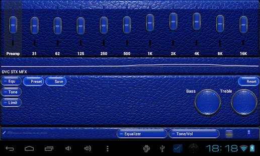 Poweramp skin blue lizard Screenshots 11