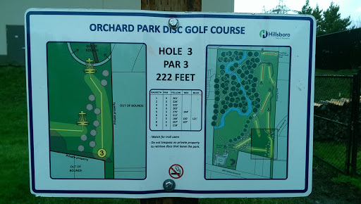 Orchard Park Disc Golf Course - Hole 3