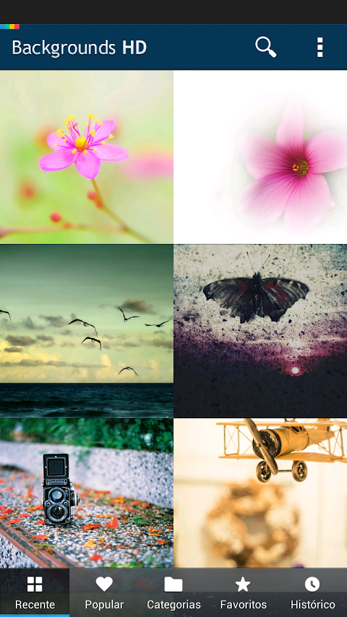 Papéis de parede - screenshot