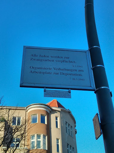 Denkmal Zwangsarbeit and Deportation