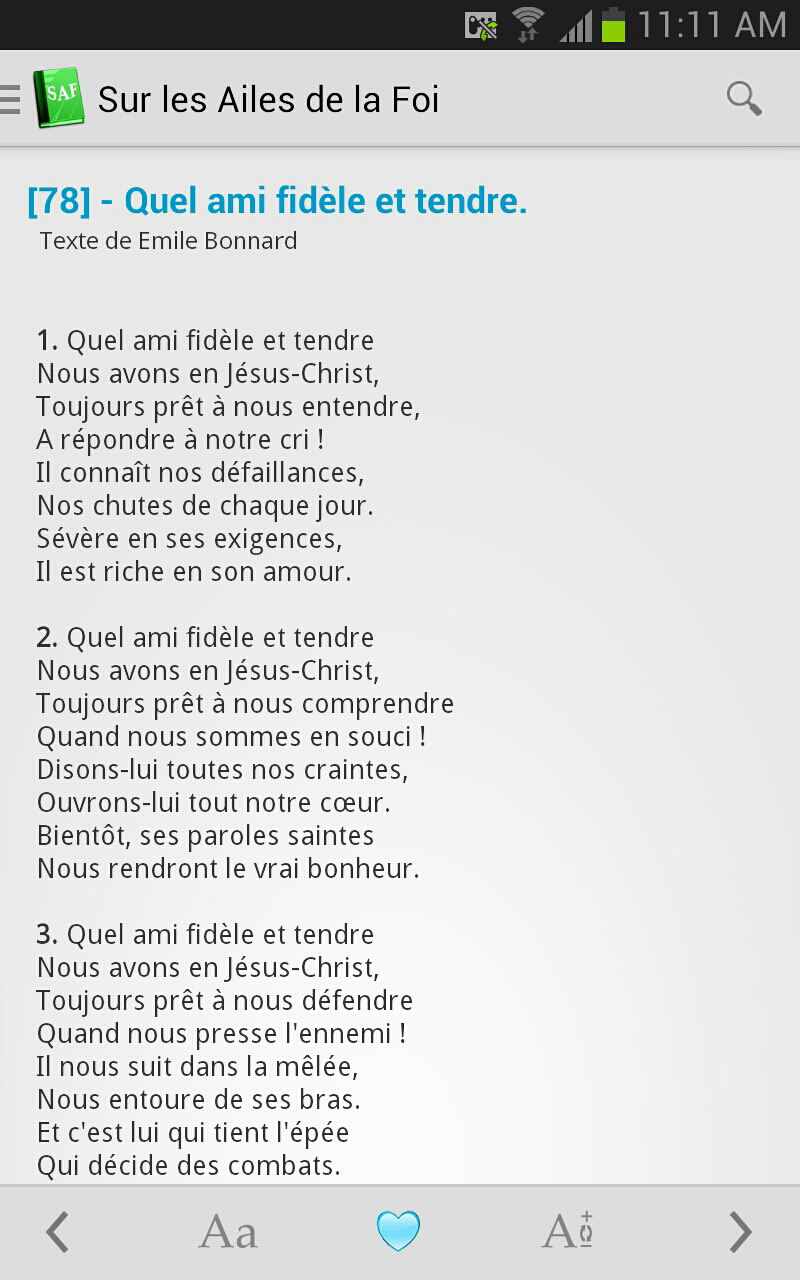Sur les Ailes de la Foi Screen 1