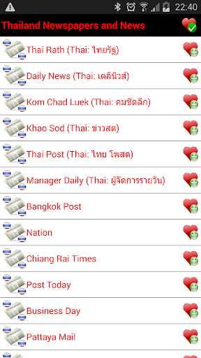 Thailand Newspapers and News