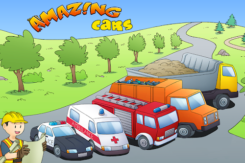 Android application Amazing Cars - kids story book screenshort