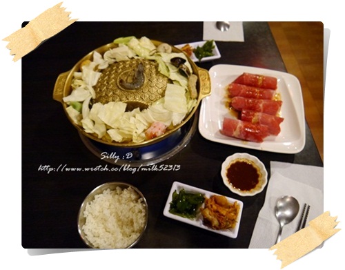 平價韓式料理♥呀米韓式鐵板燒肉蓋飯*