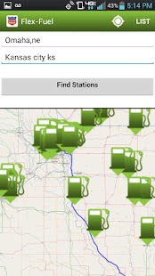 Flex-Fuel Station Locator Screenshots 3