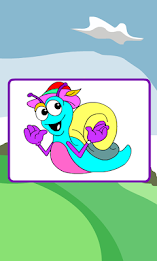 Snail Coloring Game poster 2