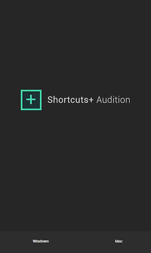 Shortcuts+ Audition