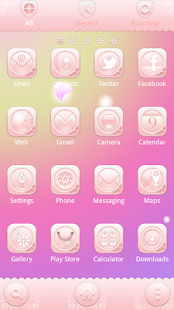 Pinkgirl GO Launcher Theme Free Apk 1.0