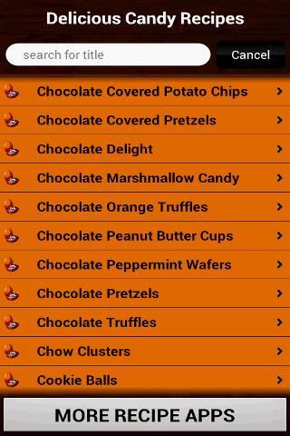 Delicious Candy Recipes Screen 3