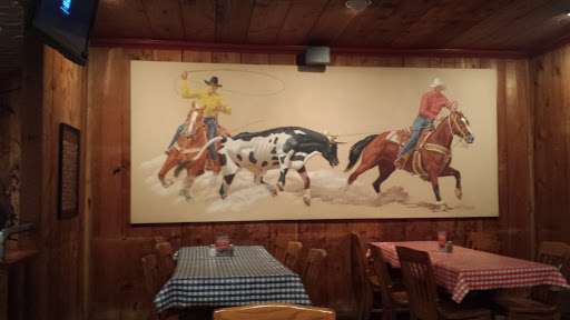 Cattle Drive Painting Inside Pappa's BBQ