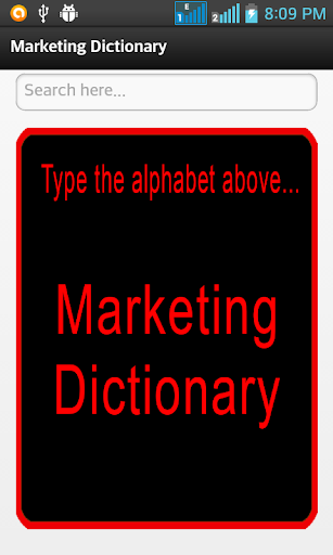 marketingDictionary