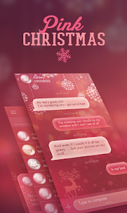 How to download GO SMS PINK CHRISTMAS THEME 1.0 unlimited apk for android