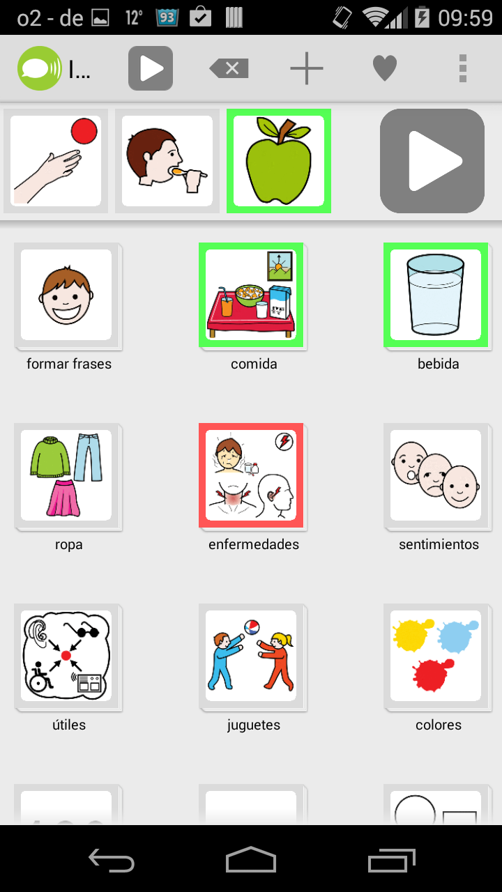 Android application LetMeTalk: Free AAC Talker screenshort