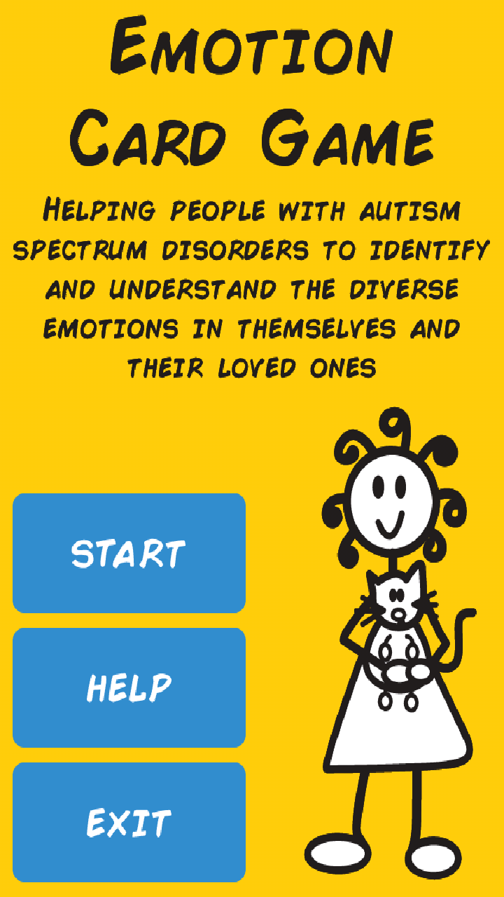 The CHP Emotion Card Game Screen 1