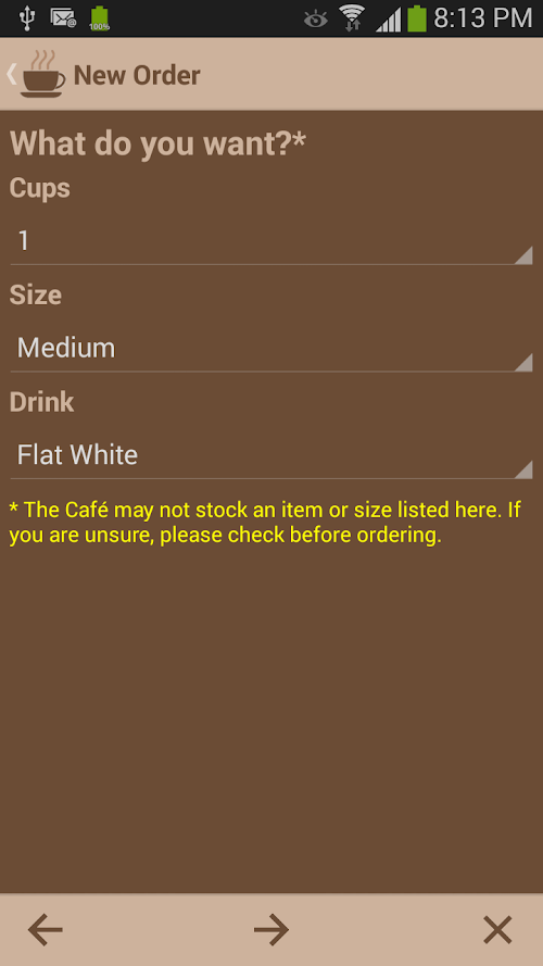 Android application Need Coffee! Pro screenshort