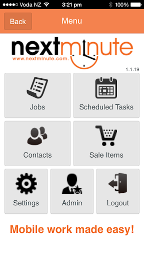 NextMinute - Job Management