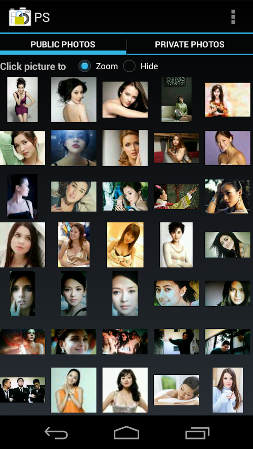 Android application Photo Safe License screenshort