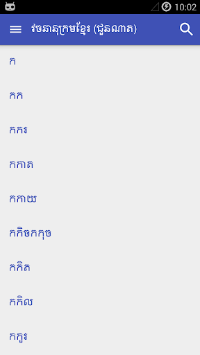 Khmer Dictionary Chuon Nath