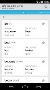 download Irregular Verbs (EN/US) free