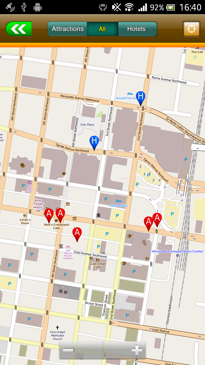 Albuquerque Offline Map Guide Screen 2