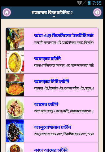 চাটনির রেসিপি - Chatni Recipe