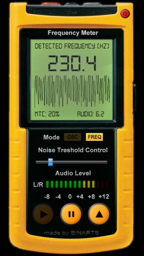Android application Frequency Meter PRO screenshort