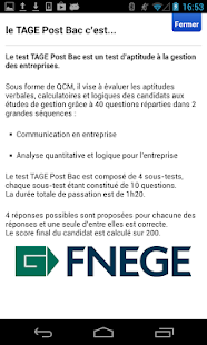 TAGE Post Bac Screenshots 3