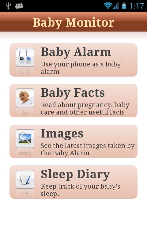 Application Baby Monitor qui vous permettra de surveiller le sommeil de votre enfant