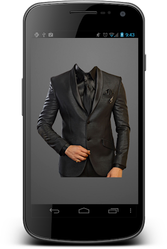 Man's Black Suit Photo