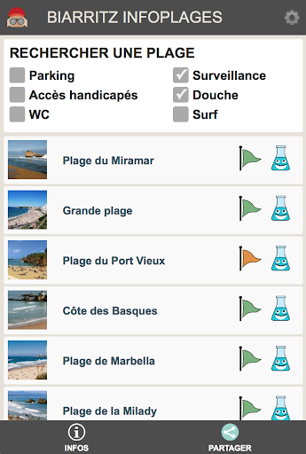 【免費旅遊App】Biarritz Infoplages-APP點子
