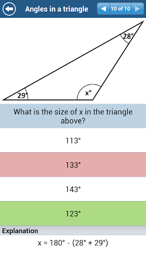 【免費教育App】GCSE Maths : Geometry Revision-APP點子