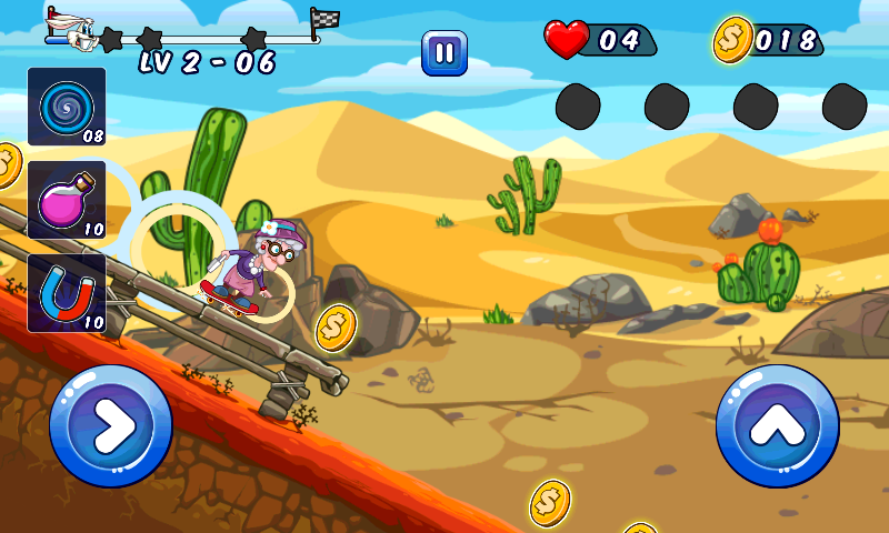   Angry Gran Skater Run: captura de tela 