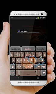 Dark Red Moon TouchPal Theme Screenshots 8