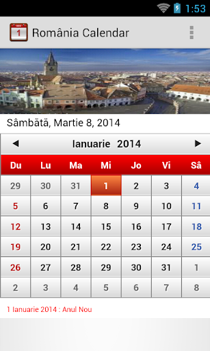 România Calendar 2014