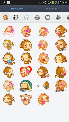 Cute Emoticons Sticker