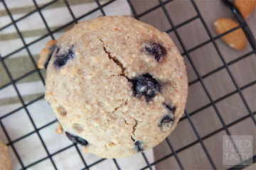 Grain Free Blueberry Cookies