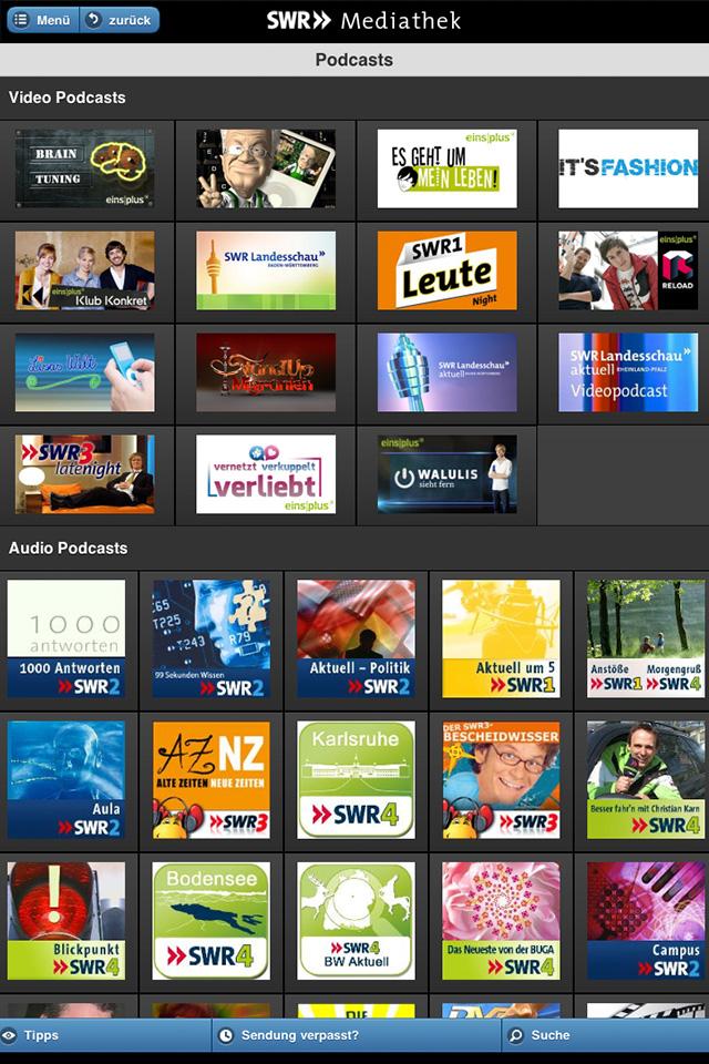 SWR Mediathek Screen 3