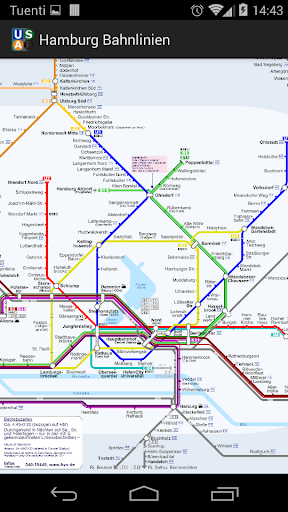 Hamburg Metro Bahnlinien