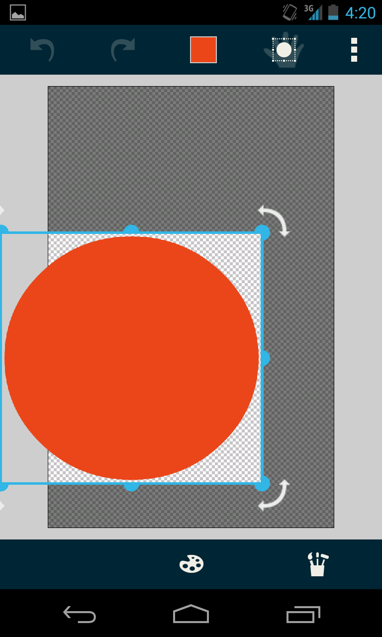 Android application Pocket Paint: draw and edit! screenshort