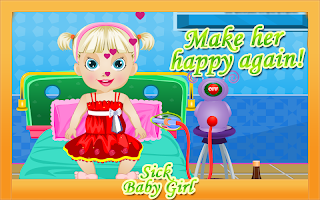 Baby Games - Sick Girl APK צילום מסך #8