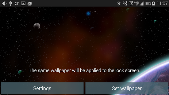 Download Pixel Space War Live Wallpaper APK