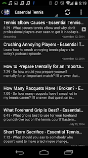 Free Download Tennis Podcasts Pro APK for Android