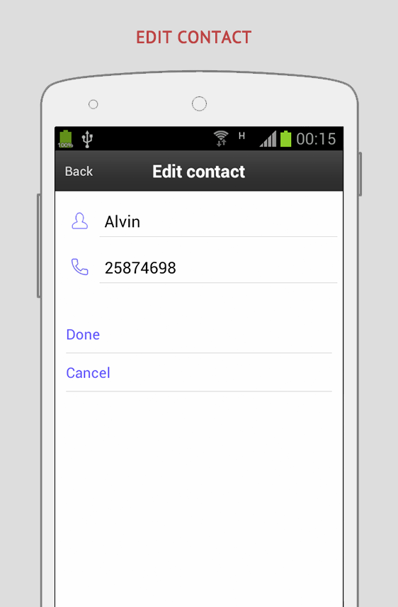 SIM Contacts Pro Screen 3