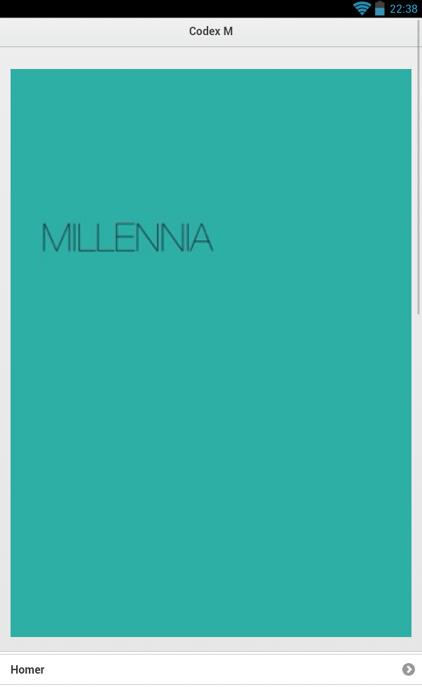 Android application Codex Millennia screenshort