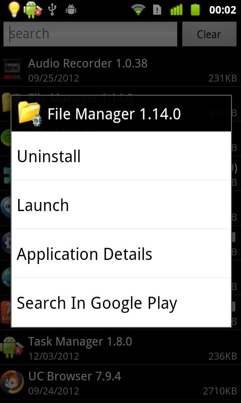 Uninstaller Android